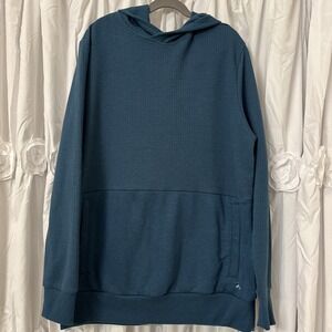 Men's Size M Deep TEAL Hoodie Waffle & Fleece‎ Activewear by Pro Player